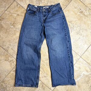 Levi’s Premium Low Loose Jeans Women’s W31 L30 Medium Wash Baggy Denim Y2K 90’s